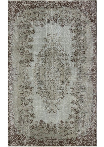 Atina Turkuaz Eskitme Yün Modern Desenli Yün Hav Toz Vermez Leke Tutmayan Salon Yolluk Mutfak El Dokuma Halı