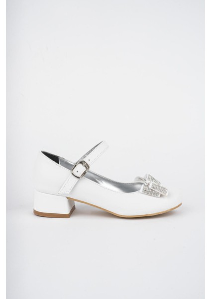 Fiyonklu Taşlı Kız Çocuk Abiye Ayakkabı fiyatları