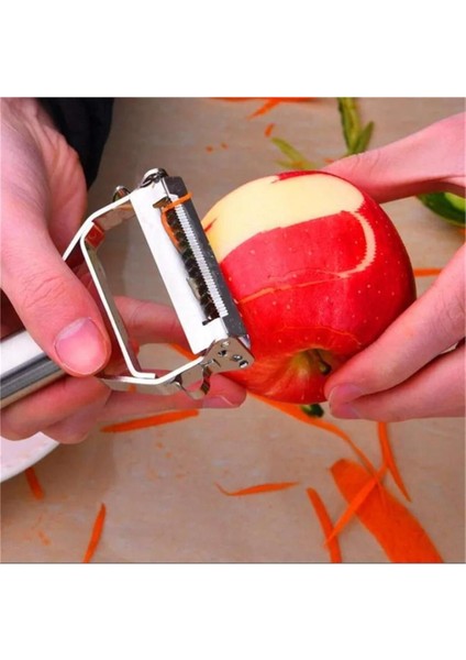 Çok Amaçlı Jülyen Soyucu Meyve Sebze Soyacak Salatalık Kabak Havuç Elma Soyacağı Çift Foksiyonlu fiyatları