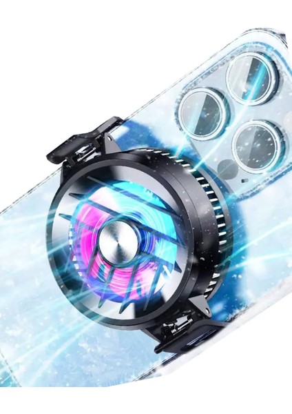 Oyuncu Telefon Hava Soğutma Fanı Radyatör Sessiz Fan Telefon Soğutucu Tak Çalıştır modelleri