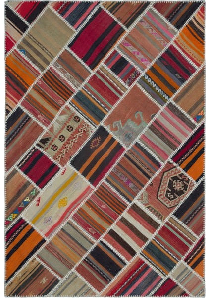 Selanik Bej Eskitme Yün Modern Desenli Yün Hav Toz Vermez Leke Tutmayan Salon Yolluk Mutfak El Dokuma Halı