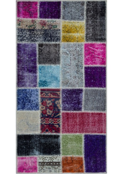 Girit Kahverengi Geometrik Yün Modern Desenli Yün Hav Toz Vermez Leke Tutmayan Salon Yolluk Mutfak El Dokuma Halı