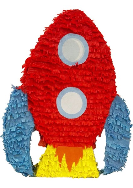 Roket Şekilli Pinyata 43X10X56CM