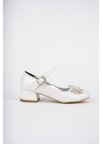 Fiyonklu Taşlı Kız Çocuk Abiye Ayakkabı fiyatları