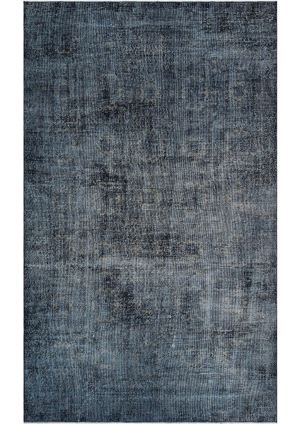 Epir Turkuaz Eskitme Yün Modern Desenli Yün Hav Toz Vermez Leke Tutmayan Salon Yolluk Mutfak El Dokuma Halı