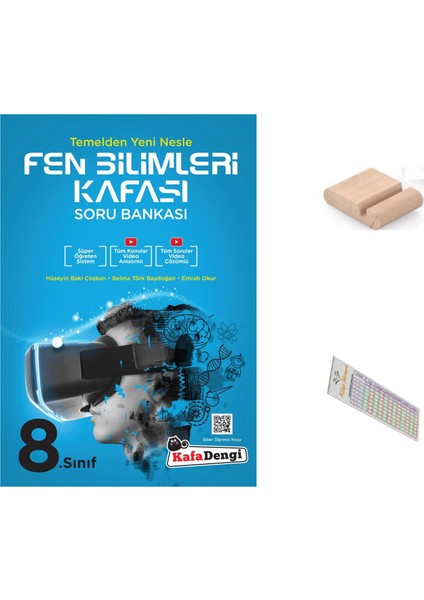 Kafadengi 8.sınıf Fen Bilimleri Kafası Soru Bankası Lgs 2026 +Telefon Tutucu+Çözüm Ayracı