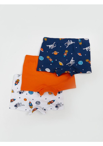 Yeni Sezon Beli Lastikli Erkek Cocuk Penye Boxer 3'lu - W52031Z1 fiyatları