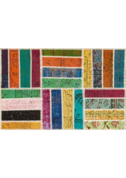 Atina Turkuaz Eskitme Yün Modern Desenli Yün Hav Toz Vermez Leke Tutmayan Salon Yolluk Mutfak El Dokuma Halı fırsatları