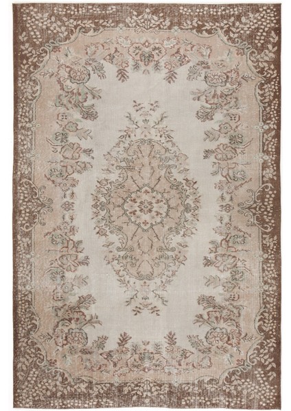 Epir Kırmızı Eskitme Yün Modern Desenli Yün Hav Toz Vermez Leke Tutmayan Salon Yolluk Mutfak El Dokuma Halı