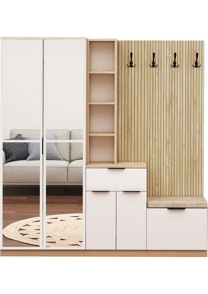 Sonna 2 Kapılı Aynalı Portmanto modelleri