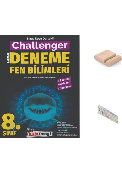 Kafadengi 8.sınıf Challenger Fen Branş Denemesi (12'li) Lgs 2026 +Telefon Tutucu+Çözüm Ayracı