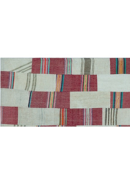 Teselya Bej Çizgili Yün Modern Desenli Yün Hav Toz Vermez Leke Tutmayan Salon Yolluk Mutfak El Dokuma Halı indirimleri