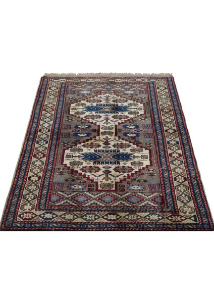 Teselya Mavi Patchwork Yün Modern Desenli Yün Hav Toz Vermez Leke Tutmayan Salon Yolluk Mutfak El Dokuma Halı modelleri