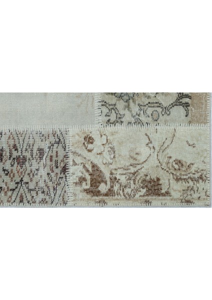 Girit Bej Çizgili Yün Modern Desenli Yün Hav Toz Vermez Leke Tutmayan Salon Yolluk Mutfak El Dokuma Halı fırsatları