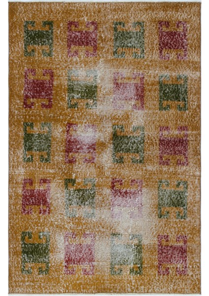 Girit Beyaz Çizgili Yün Modern Desenli Yün Hav Toz Vermez Leke Tutmayan Salon Yolluk Mutfak El Dokuma Halı