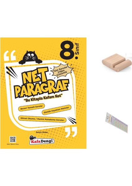 Kafadengi 8.sınıf Net Paragraf Soru Bankası Lgs 2026 +Telefon Tutucu+Çözüm Ayracı