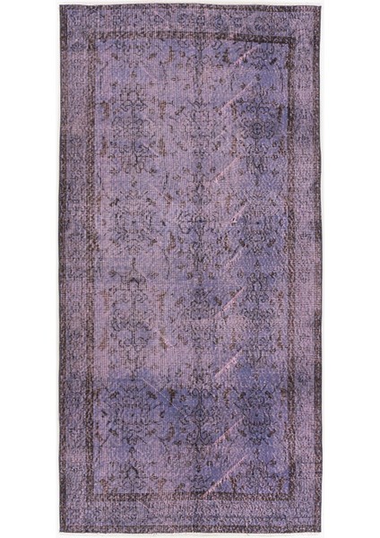 Teselya Kahverengi Çizgili Yün Modern Desenli Yün Hav Toz Vermez Leke Tutmayan Salon Yolluk Mutfak El Dokuma Halı