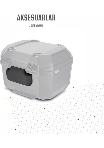 Terra TR41 Alüminyum Kapaklı Motosiklet Arka Çanta fırsatları
