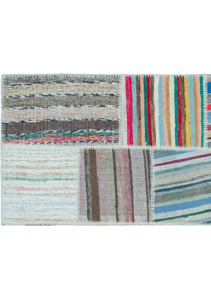 Teselya Bej Çizgili Yün Modern Desenli Yün Hav Toz Vermez Leke Tutmayan Salon Yolluk Mutfak El Dokuma Halı fırsatları