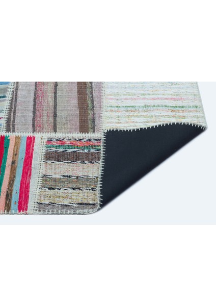 Teselya Bej Çizgili Yün Modern Desenli Yün Hav Toz Vermez Leke Tutmayan Salon Yolluk Mutfak El Dokuma Halı indirimleri