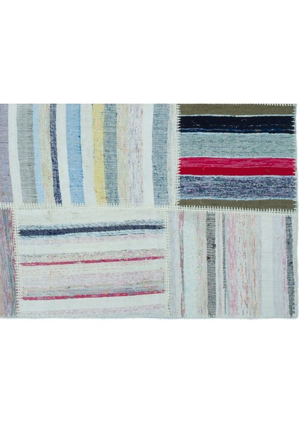 Iskece Bej Patchwork Yün Modern Desenli Yün Hav Toz Vermez Leke Tutmayan Salon Yolluk Mutfak El Dokuma Halı fırsatları