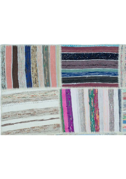 Iskece Bej Patchwork Yün Modern Desenli Yün Hav Toz Vermez Leke Tutmayan Salon Yolluk Mutfak El Dokuma Halı indirimleri