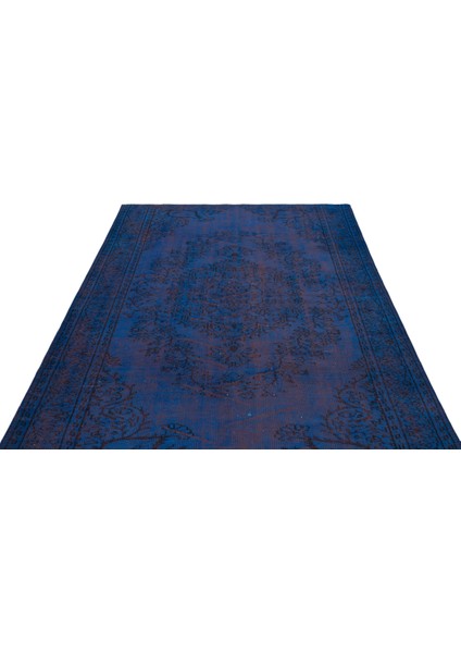 Mavi Göbekli Yün Modern Desenli Yün Hav Toz Vermez Leke Tutmayan Salon Yolluk Mutfak El Dokuma Halı modelleri