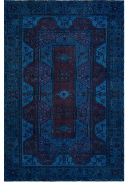 Atina Kahverengi Eskitme Yün Modern Desenli Yün Hav Toz Vermez Leke Tutmayan Salon Yolluk Mutfak El Dokuma Halı