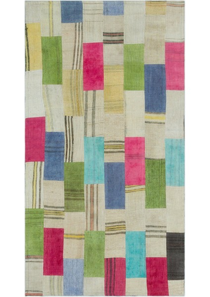 Atina Kahverengi Eskitme Yün Modern Desenli Yün Hav Toz Vermez Leke Tutmayan Salon Yolluk Mutfak El Dokuma Halı