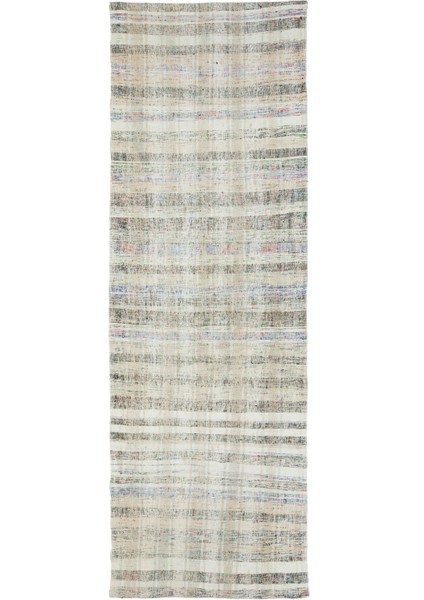 Iskece Bej Patchwork Yün Modern Desenli Yün Hav Toz Vermez Leke Tutmayan Salon Yolluk Mutfak El Dokuma Halı