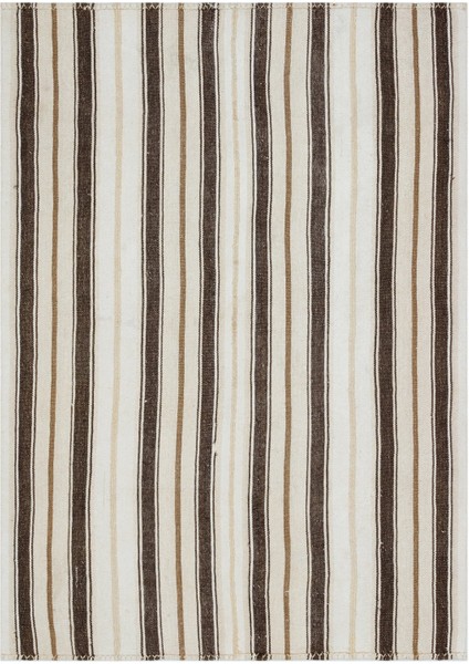 Iskece Bej Patchwork Yün Modern Desenli Yün Hav Toz Vermez Leke Tutmayan Salon Yolluk Mutfak El Dokuma Halı