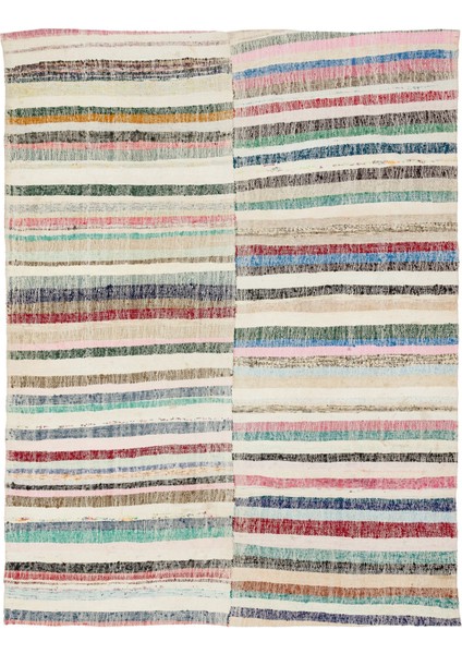 Atina Bej Eskitme Yün Modern Desenli Yün Hav Toz Vermez Leke Tutmayan Salon Yolluk Mutfak El Dokuma Halı