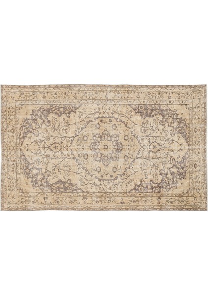 Bej Eskitme Yün Modern Desenli Yün Hav Toz Vermez Leke Tutmayan Salon Yolluk Mutfak El Dokuma Halı