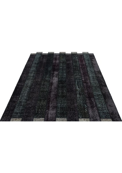 Iskece Siyah Eskitme Etnik Modern Desenli Yün Hav Toz Vermez Leke Tutmayan Salon Yolluk Mutfak El Dokuma Halı modelleri