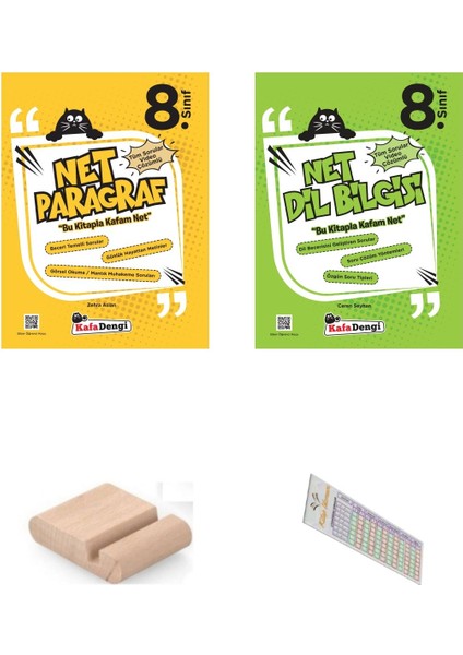 Kafadengi 8.sınıf Net Paragraf + Dil Bilgisi Soru Bankası Lgs 2026 +Telefon Tutucu+Çözüm Ayracı