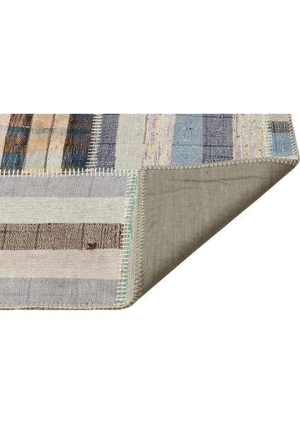 Iskece Bej Patchwork Yün Modern Desenli Yün Hav Toz Vermez Leke Tutmayan Salon Yolluk Mutfak El Dokuma Halı fiyatları