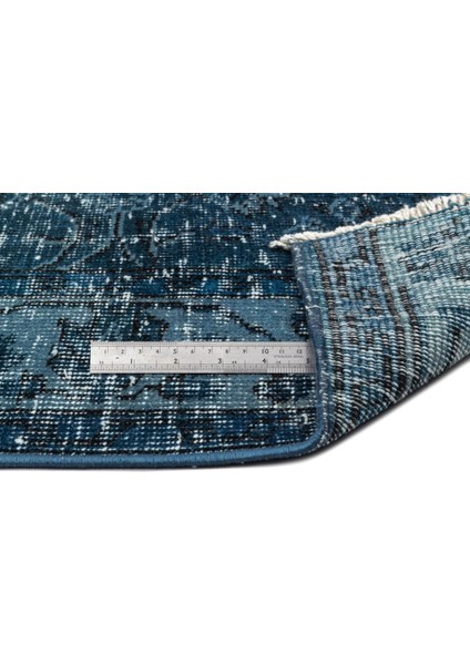 Atina Mavi Eskitme Yün Modern Desenli Yün Hav Toz Vermez Leke Tutmayan Salon Yolluk Mutfak El Dokuma Halı fiyatları