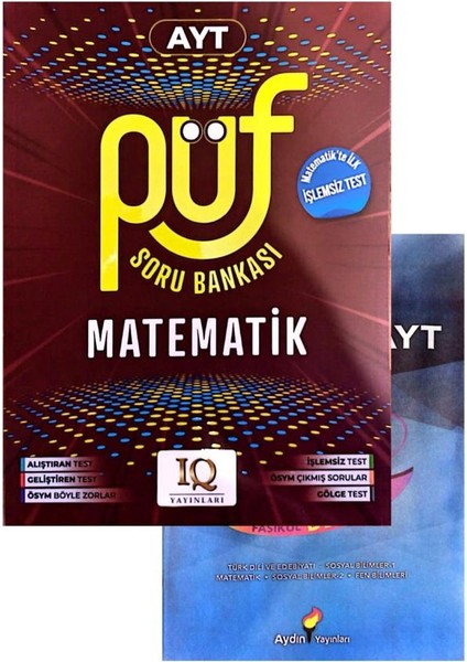 Püf Serisi Ayt Matematik Soru Bankası-Denem Hediye-