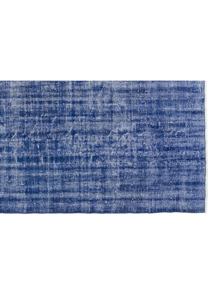 Mavi Eskitme Yün Modern Desenli Yün Hav Toz Vermez Leke Tutmayan Salon Yolluk Mutfak El Dokuma Halı indirimleri