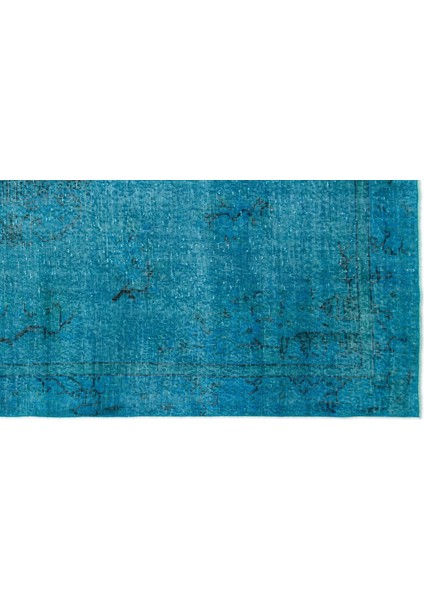 Atina Turkuaz Eskitme Yün Modern Desenli Yün Hav Toz Vermez Leke Tutmayan Salon Yolluk Mutfak El Dokuma Halı modelleri