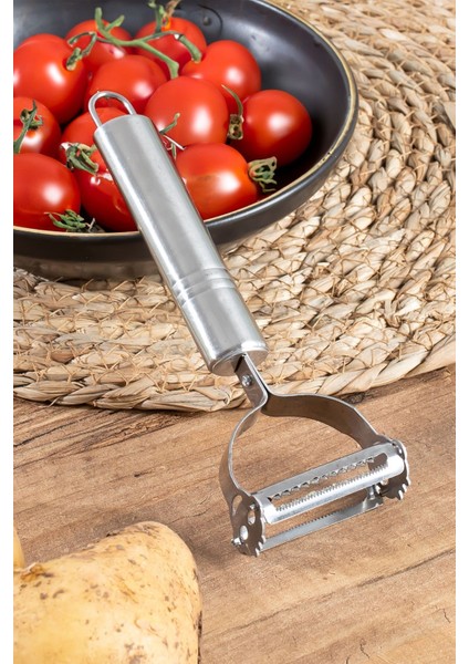 16563-11 Paslanmaz Çelik Inox Meyve Sebze Soyacak Çok Amaçlı Jülyen Dilimleyici modelleri