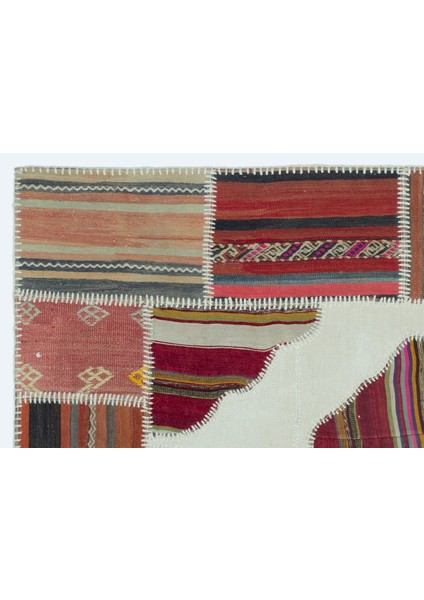 Iskece Bej Patchwork Yün Modern Desenli Yün Hav Toz Vermez Leke Tutmayan Salon Yolluk Mutfak El Dokuma Halı fırsatları