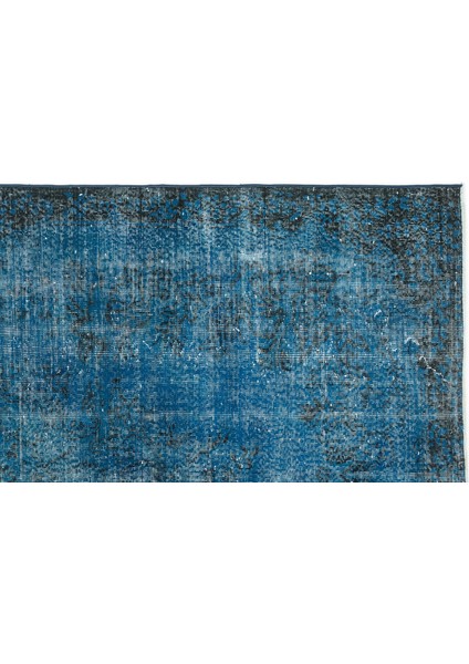 Mavi Eskitme Yün Modern Desenli Yün Hav Toz Vermez Leke Tutmayan Salon Yolluk Mutfak El Dokuma Halı modelleri