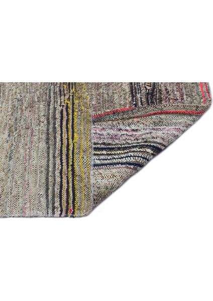 Girit Bej Çizgili Yün Modern Desenli Yün Hav Toz Vermez Leke Tutmayan Salon Yolluk Mutfak El Dokuma Halı fiyatları