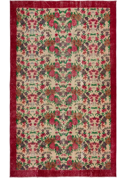 Atina Bej Eskitme Yün Modern Desenli Yün Hav Toz Vermez Leke Tutmayan Salon Yolluk Mutfak El Dokuma Halı