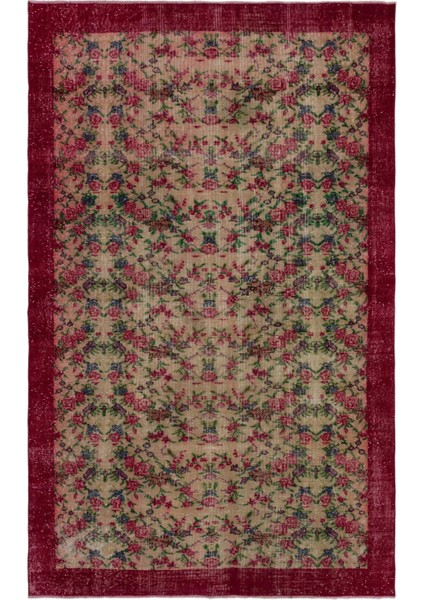 Atina Bej Eskitme Yün Modern Desenli Yün Hav Toz Vermez Leke Tutmayan Salon Yolluk Mutfak El Dokuma Halı