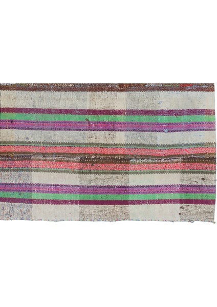 Teselya Bej Çizgili Yün Modern Desenli Yün Hav Toz Vermez Leke Tutmayan Salon Yolluk Mutfak El Dokuma Halı fırsatları