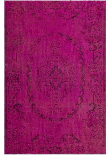 Atina Kahverengi Eskitme Yün Modern Desenli Yün Hav Toz Vermez Leke Tutmayan Salon Yolluk Mutfak El Dokuma Halı