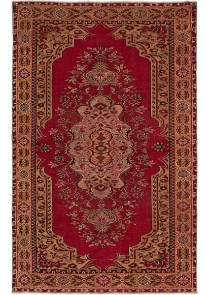 Girit Kahverengi Geometrik Yün Modern Desenli Yün Hav Toz Vermez Leke Tutmayan Salon Yolluk Mutfak El Dokuma Halı