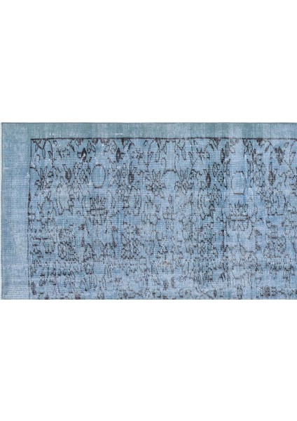 Atina Turkuaz Eskitme Yün Modern Desenli Yün Hav Toz Vermez Leke Tutmayan Salon Yolluk Mutfak El Dokuma Halı fırsatları